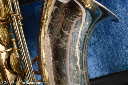 King SilverSonic Super 20 Tenor Saxophone Original Lacquer Fresh Overhaul! 418944
