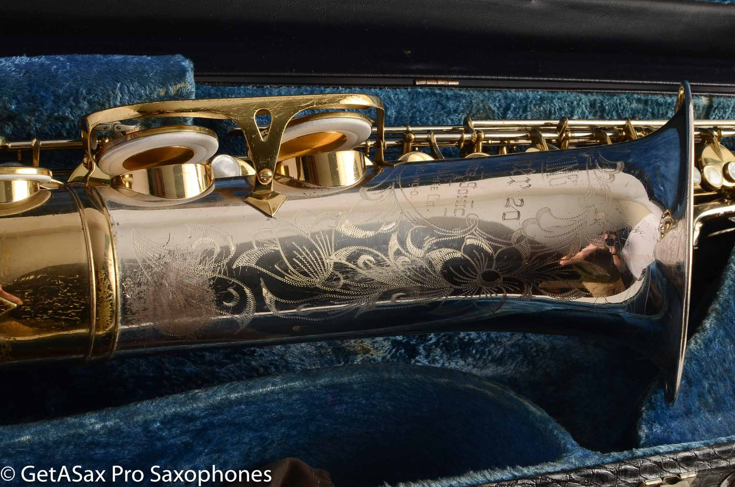 King SilverSonic Super 20 Tenor Saxophone Original Lacquer Fresh Overhaul! 418944