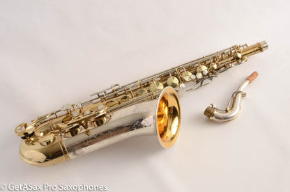 King SilverSonic Super 20 Tenor Saxophone Original Lacquer Fresh Overhaul! 418944