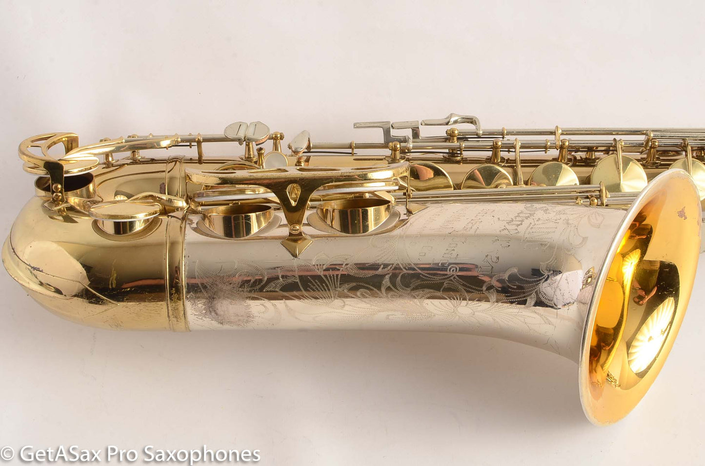 King SilverSonic Super 20 Tenor Saxophone Original Lacquer Fresh Overhaul! 418944