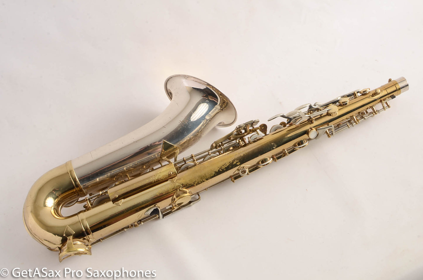 King SilverSonic Super 20 Tenor Saxophone Original Lacquer Fresh Overhaul! 418944