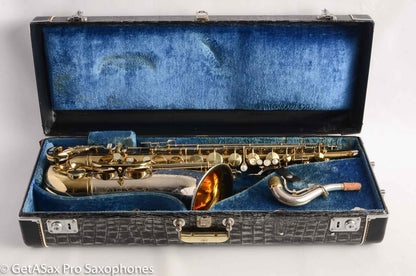 King SilverSonic Super 20 Tenor Saxophone Original Lacquer Fresh Overhaul! 418944