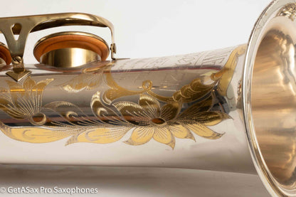 King SilverSonic Tenor With Full Pearls 1952 Relacquered Nice Shape! 328630