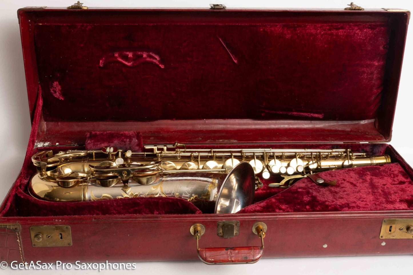 King SilverSonic Tenor With Full Pearls 1952 Relacquered Nice Shape! 328630