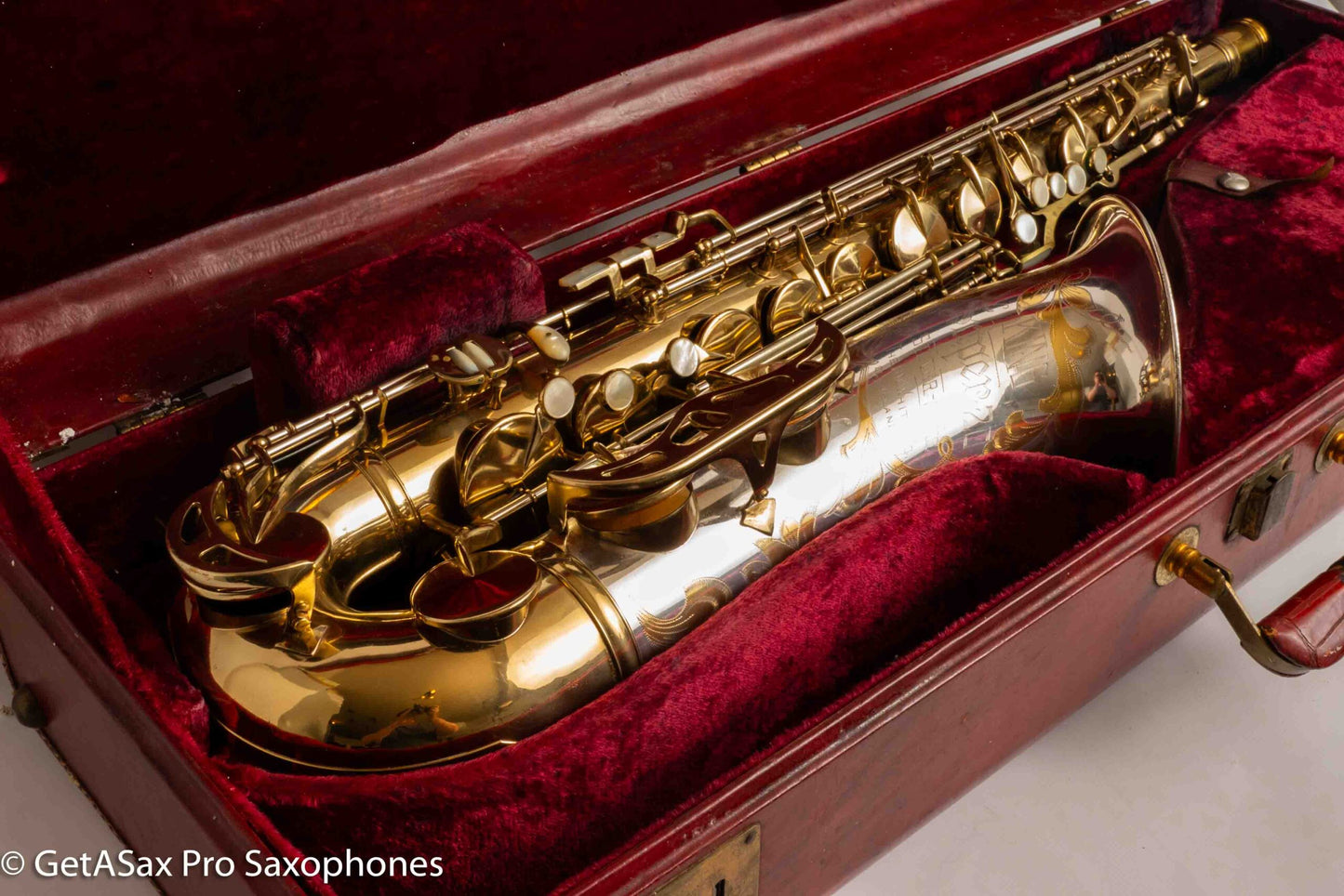 King SilverSonic Tenor With Full Pearls 1952 Relacquered Nice Shape! 328630