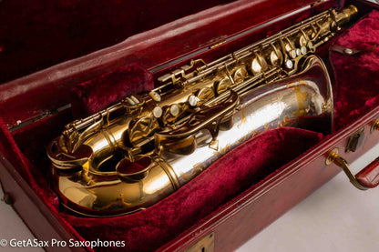 King SilverSonic Tenor With Full Pearls 1952 Relacquered Nice Shape! 328630