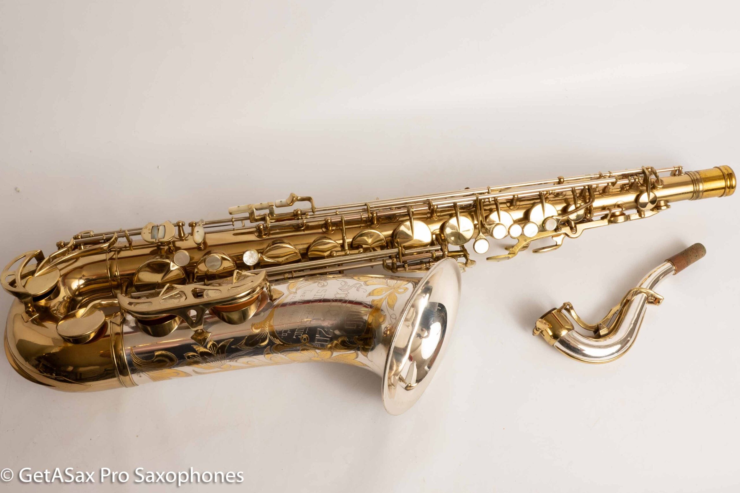 King SilverSonic Tenor With Full Pearls 1952 Relacquered Nice
