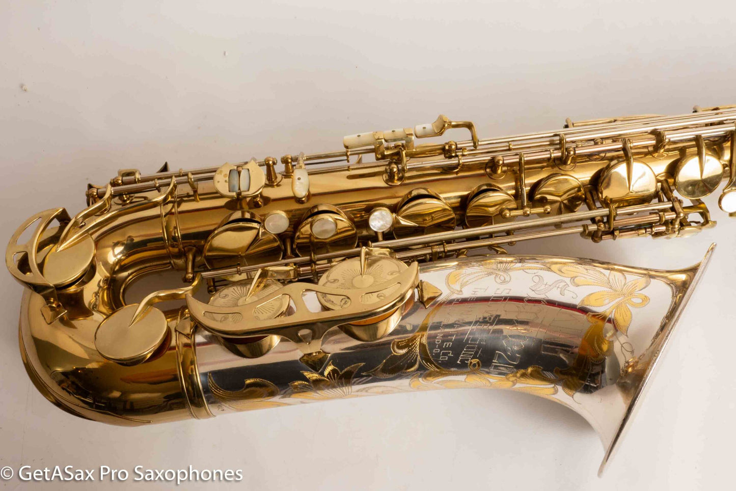 King SilverSonic Tenor With Full Pearls 1952 Relacquered Nice Shape! 328630
