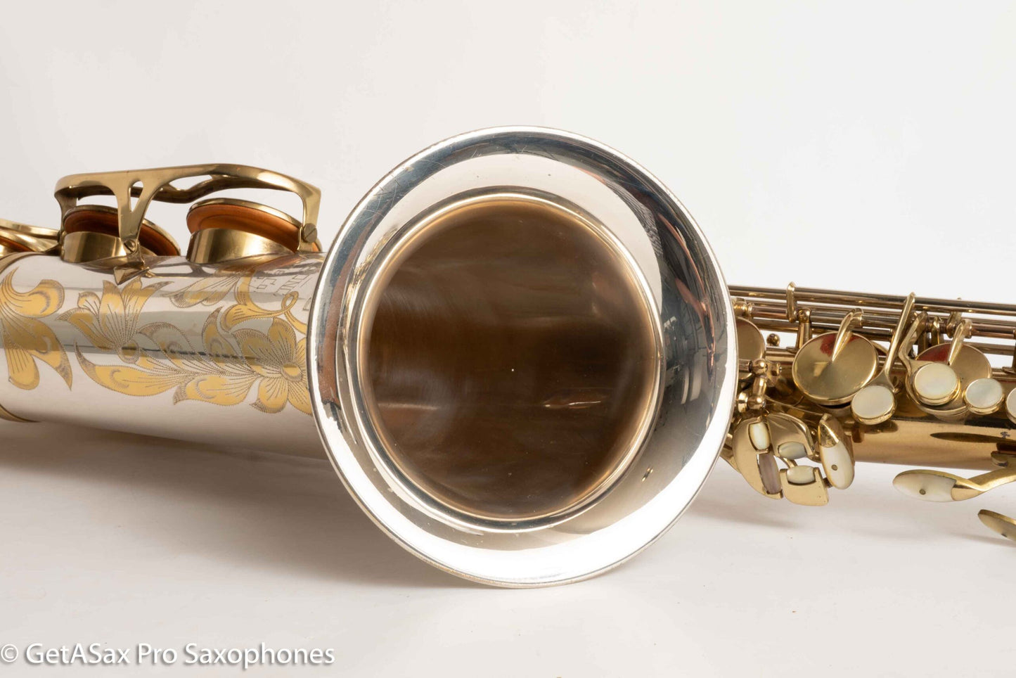 King SilverSonic Tenor With Full Pearls 1952 Relacquered Nice Shape! 328630