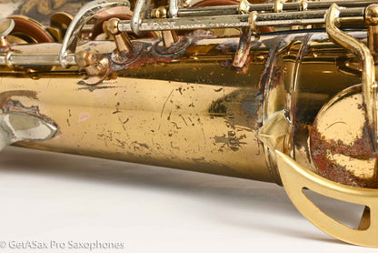 King SilverSonic Tenor with Full Pearls and Gold in the Engraving Special Order Fresh Overhaul! 406210