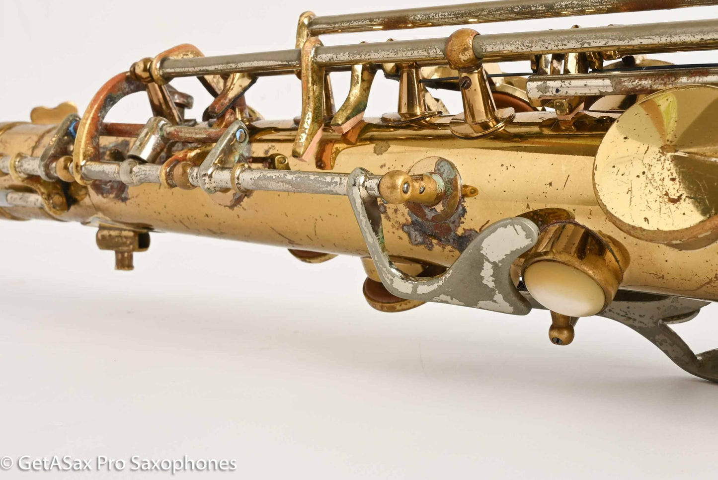 King SilverSonic Tenor with Full Pearls and Gold in the Engraving Special Order Fresh Overhaul! 406210