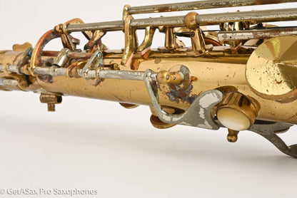 King SilverSonic Tenor with Full Pearls and Gold in the Engraving Special Order Fresh Overhaul! 406210