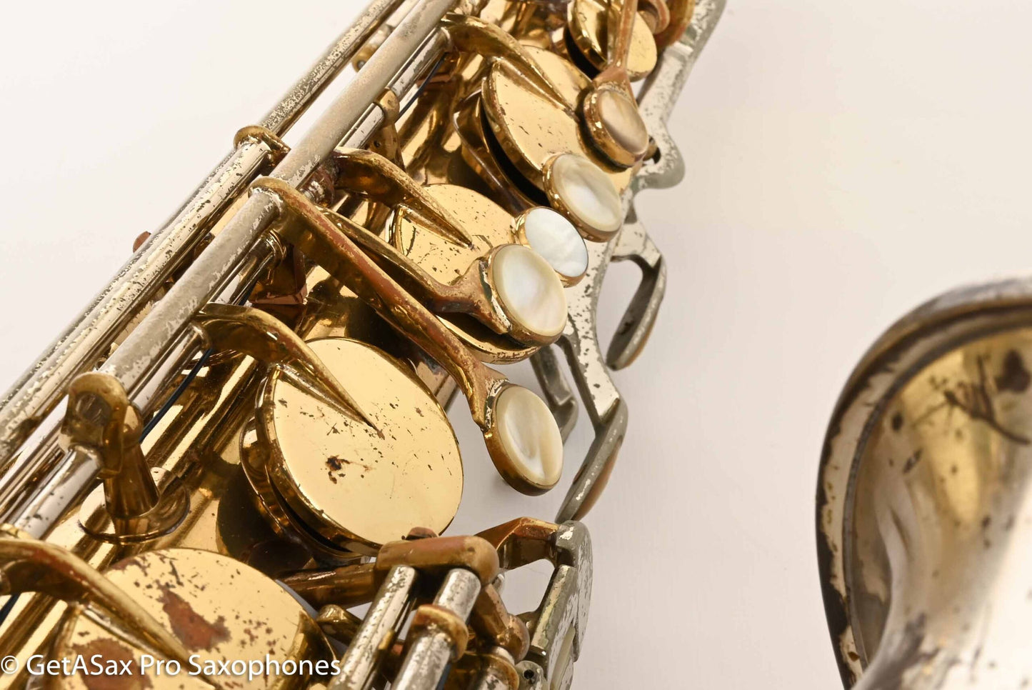 King SilverSonic Tenor with Full Pearls and Gold in the Engraving Special Order Fresh Overhaul! 406210