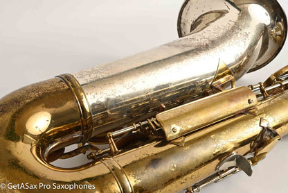 King SilverSonic Tenor with Full Pearls and Gold in the Engraving Special Order Fresh Overhaul! 406210