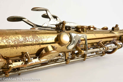 King SilverSonic Tenor with Full Pearls and Gold in the Engraving Special Order Fresh Overhaul! 406210