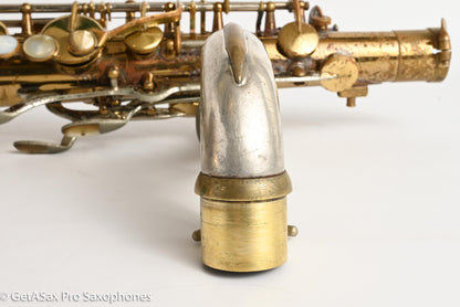 King SilverSonic Tenor with Full Pearls and Gold in the Engraving Special Order Fresh Overhaul! 406210