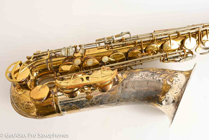 King SilverSonic Tenor with Full Pearls and Gold in the Engraving Special Order Fresh Overhaul! 406210