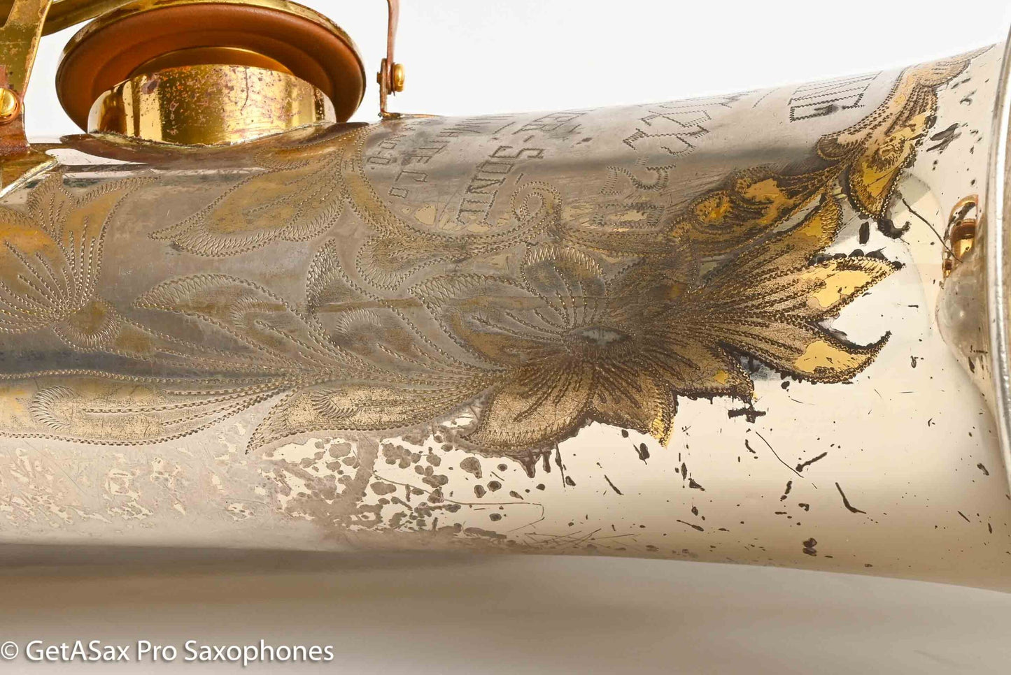 King SilverSonic Tenor with Full Pearls and Gold in the Engraving Special Order Fresh Overhaul! 406210