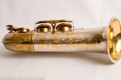 King SilverSonic Tenor Series III Gold in the Engraving Double Socket Neck 375203