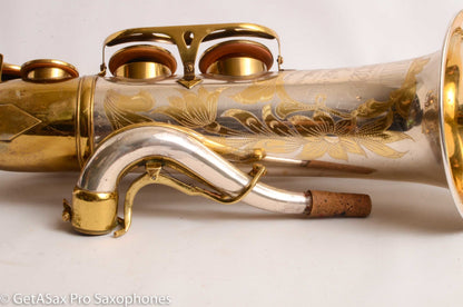 King SilverSonic Tenor Series III Gold in the Engraving Double Socket Neck 375203