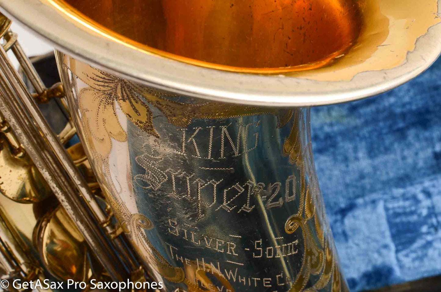 King SilverSonic Tenor Saxophone Exceptionally Fine Player Overhauled 402584