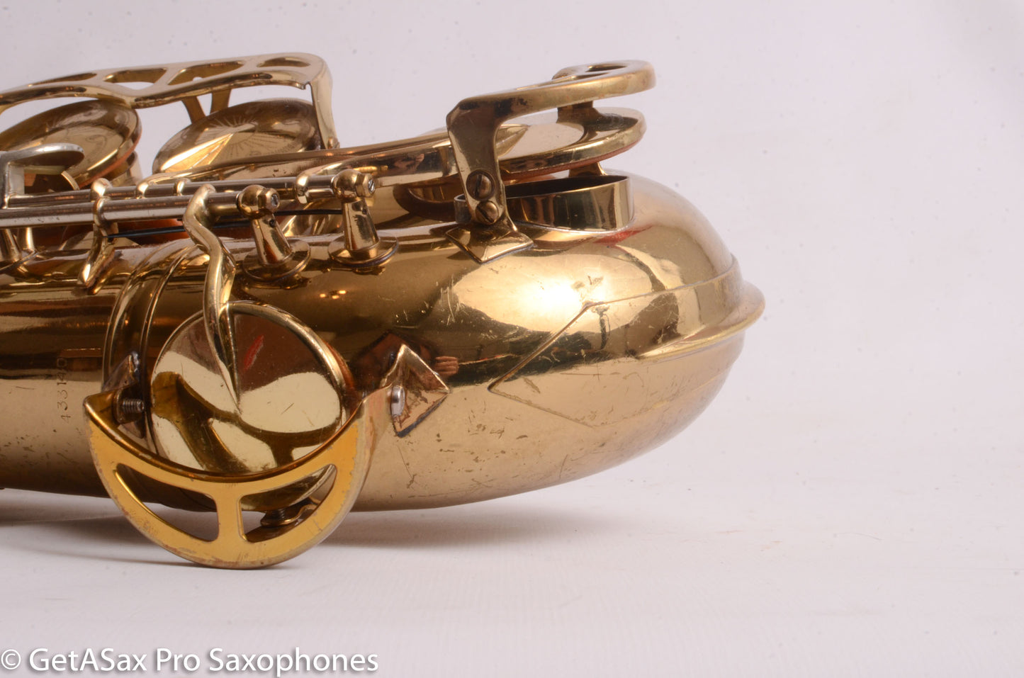 King SilverSonic Tenor Solid Silver Neck and Bell 433140 Very Good Condition