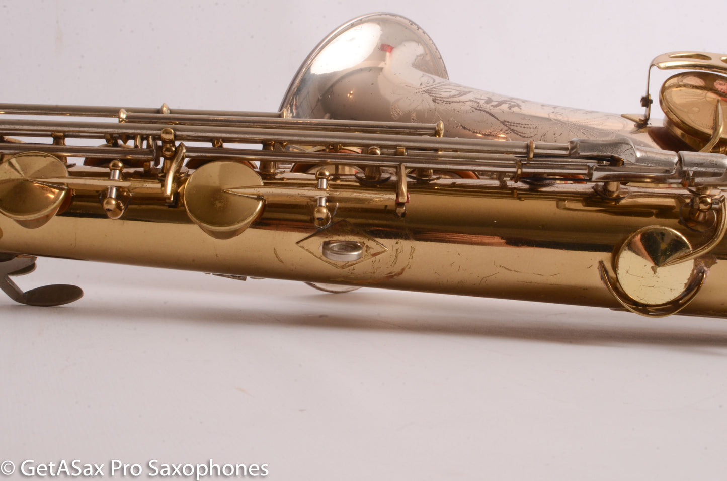 King SilverSonic Tenor Solid Silver Neck and Bell 433140 Very Good Condition