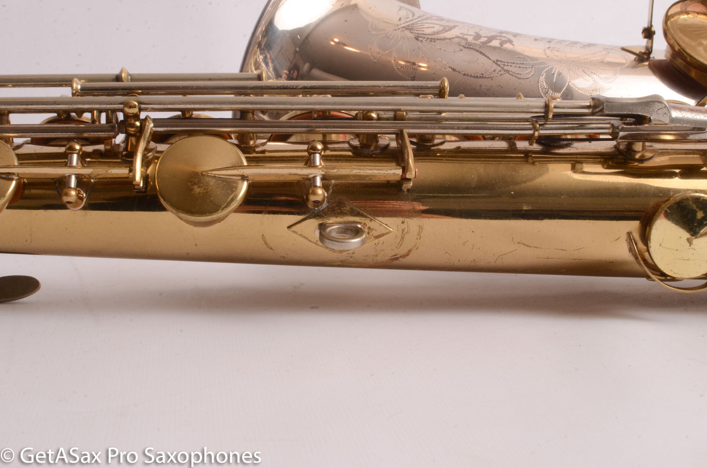 King SilverSonic Tenor Solid Silver Neck and Bell 433140 Very Good Condition