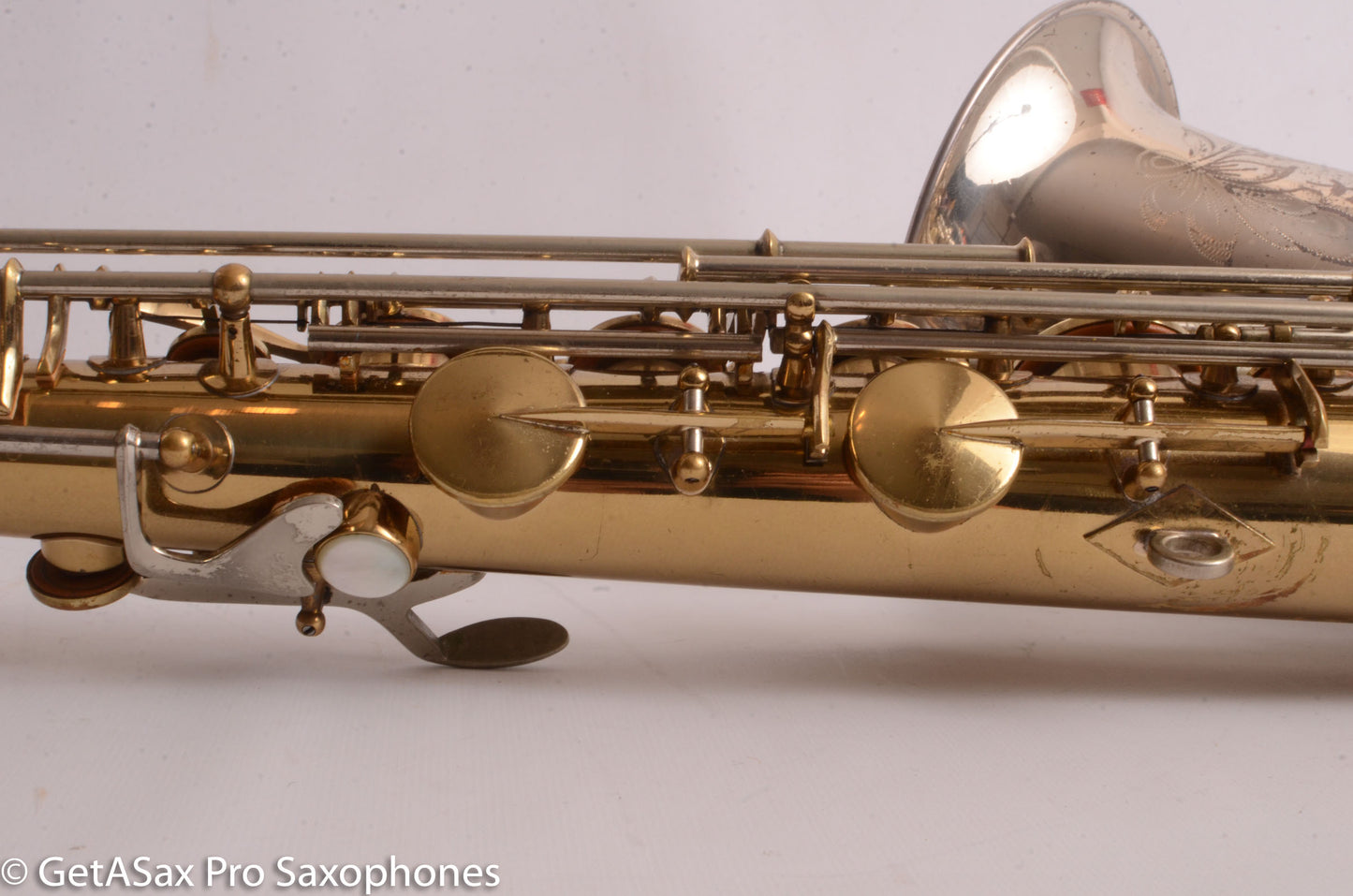 King SilverSonic Tenor Solid Silver Neck and Bell 433140 Very Good Condition