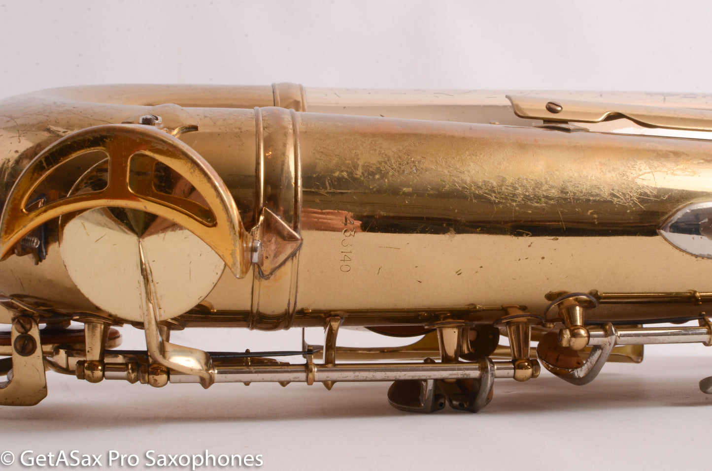 King SilverSonic Tenor Solid Silver Neck and Bell 433140 Very Good Condition