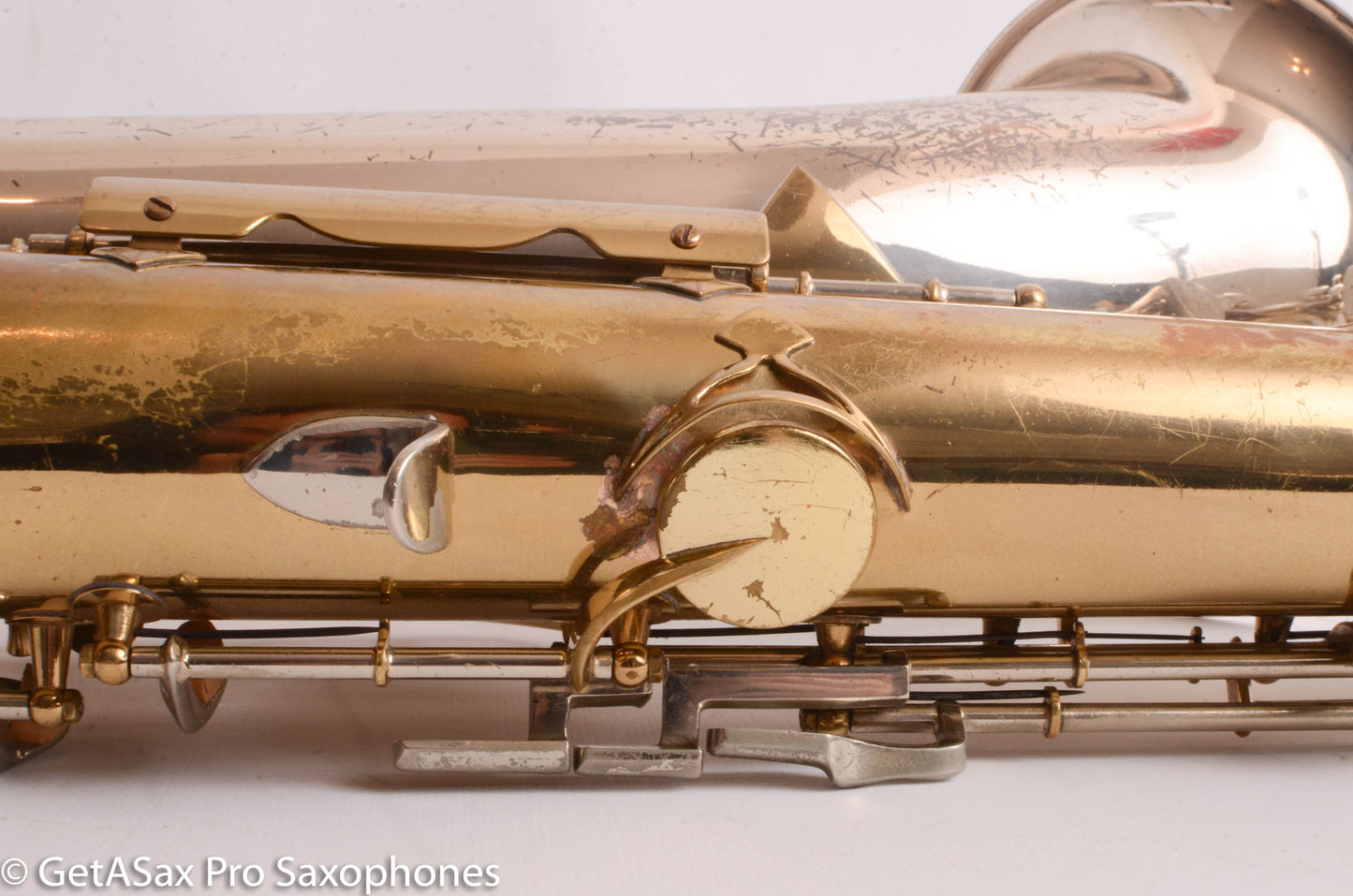 King SilverSonic Tenor Solid Silver Neck and Bell 433140 Very Good Condition