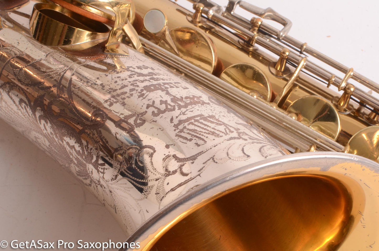 King SilverSonic Tenor Solid Silver Neck and Bell 433140 Very Good Condition