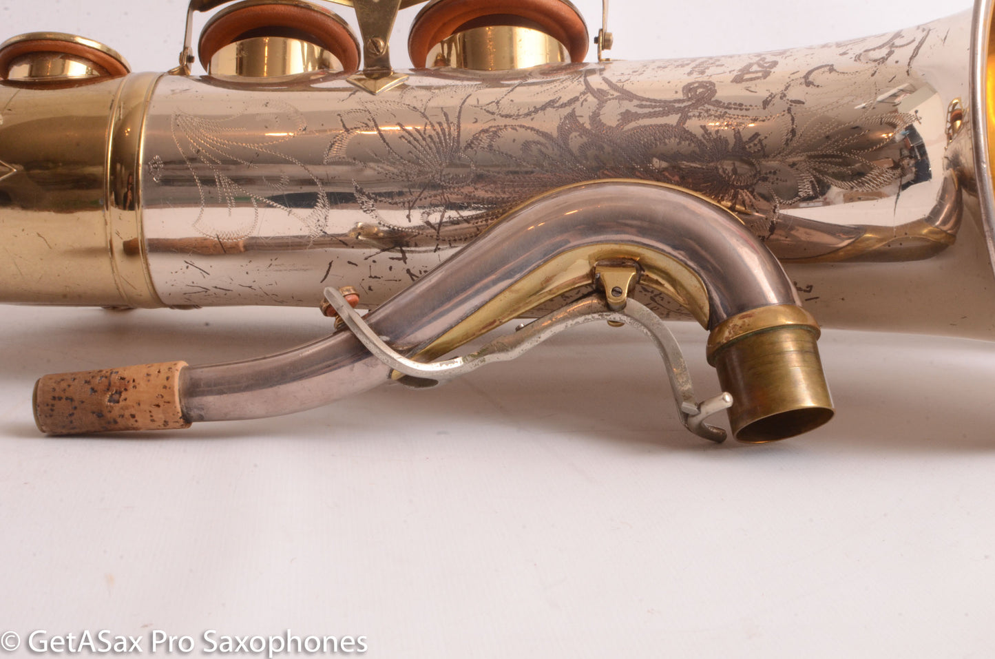 King SilverSonic Tenor Solid Silver Neck and Bell 433140 Very Good Condition