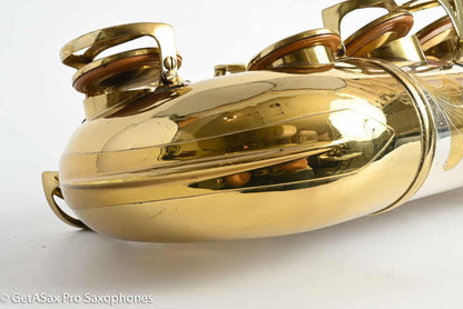 King Series II Silversonic Full Pearls Tenor Saxophone Matt Stohrer Overhaul Exceptional 328630