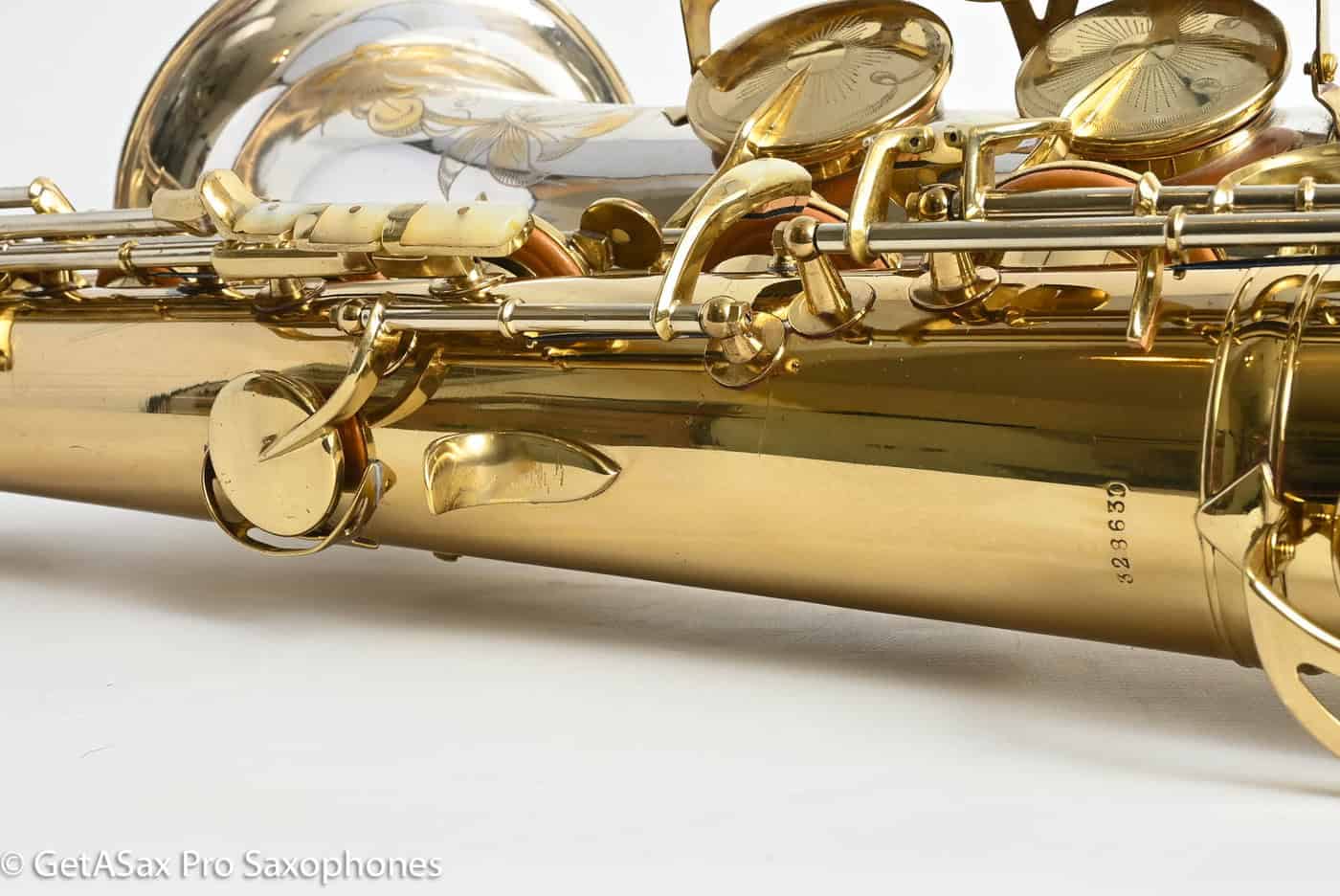 King Series II Silversonic Full Pearls Tenor Saxophone Matt Stohrer Overhaul Exceptional 328630