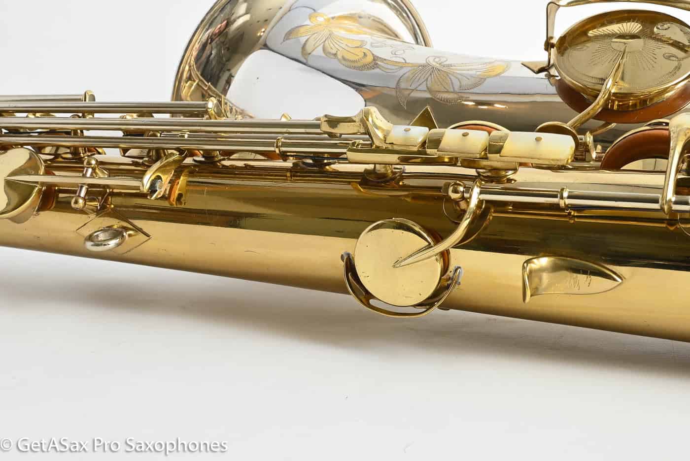 King Series II Silversonic Full Pearls Tenor Saxophone Matt Stohrer Overhaul Exceptional 328630