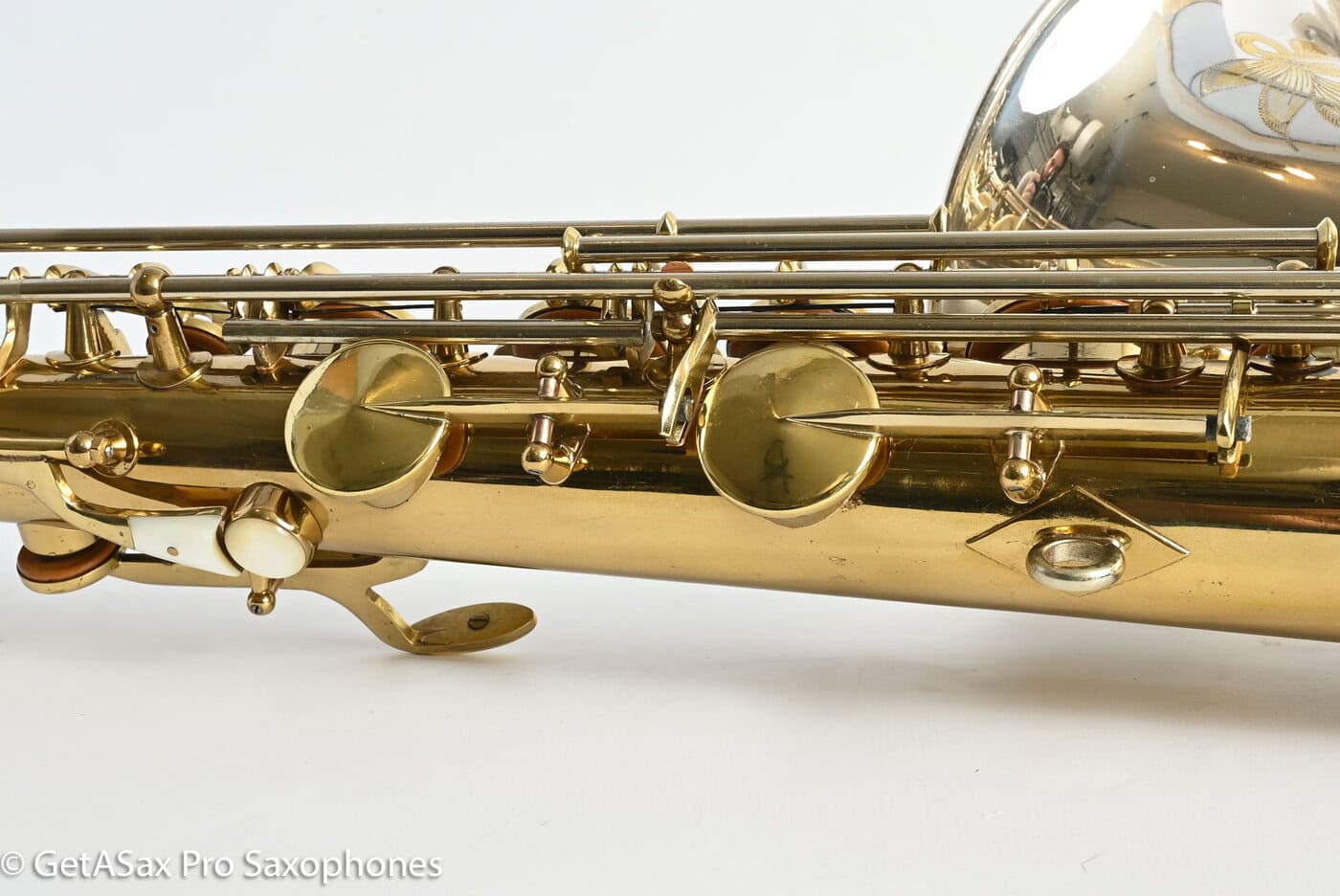 King Series II Silversonic Full Pearls Tenor Saxophone Matt Stohrer Overhaul Exceptional 328630