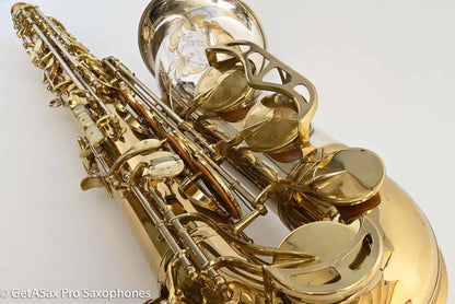 King Series II Silversonic Full Pearls Tenor Saxophone Matt Stohrer Overhaul Exceptional 328630