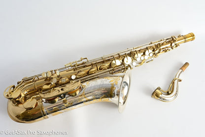 King Series II Silversonic Full Pearls Tenor Saxophone Matt Stohrer Overhaul Exceptional 328630