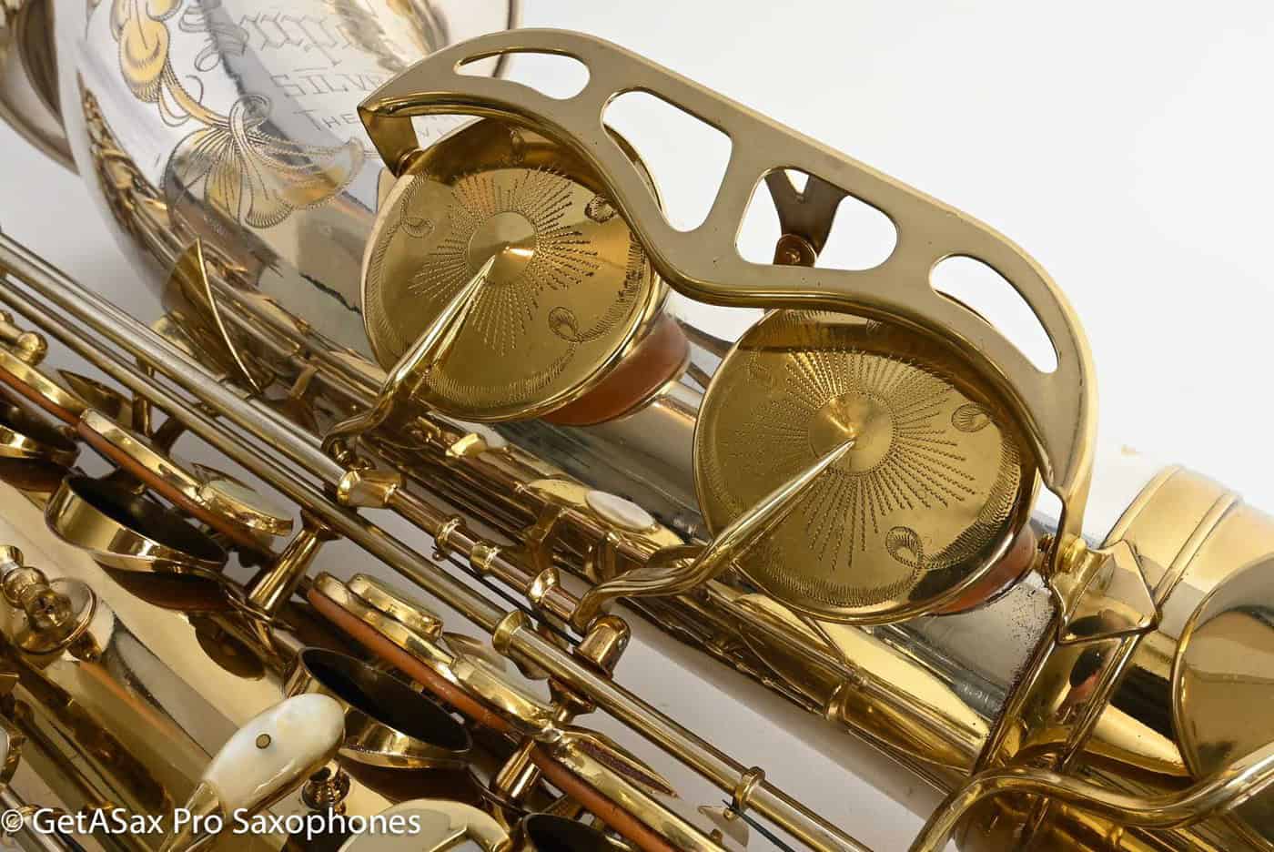 King Series II Silversonic Full Pearls Tenor Saxophone Matt Stohrer Overhaul Exceptional 328630