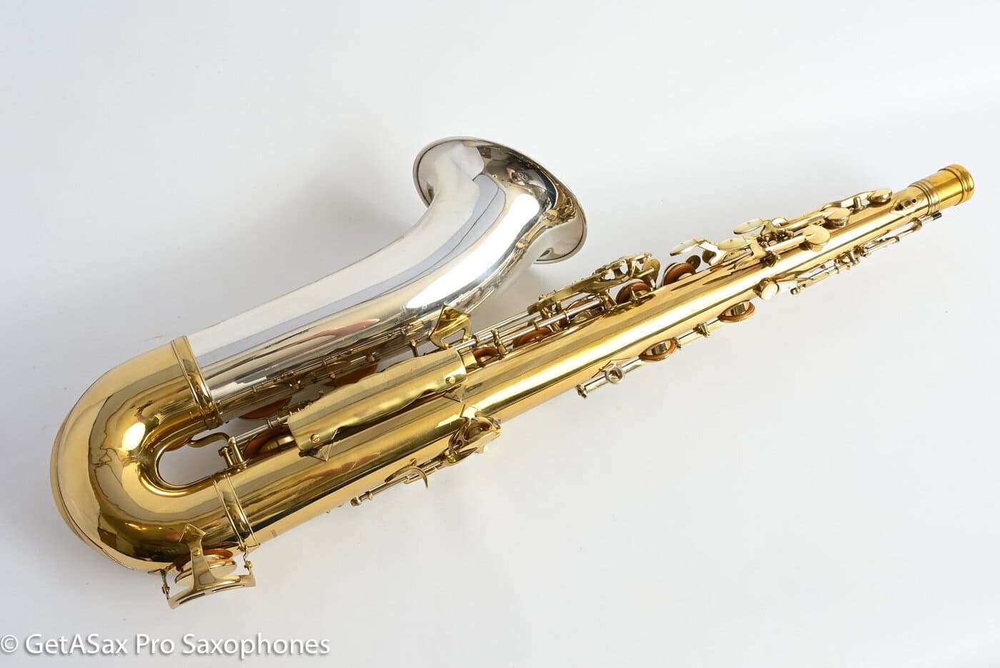 King Series II Silversonic Full Pearls Tenor Saxophone Matt Stohrer Overhaul Exceptional 328630