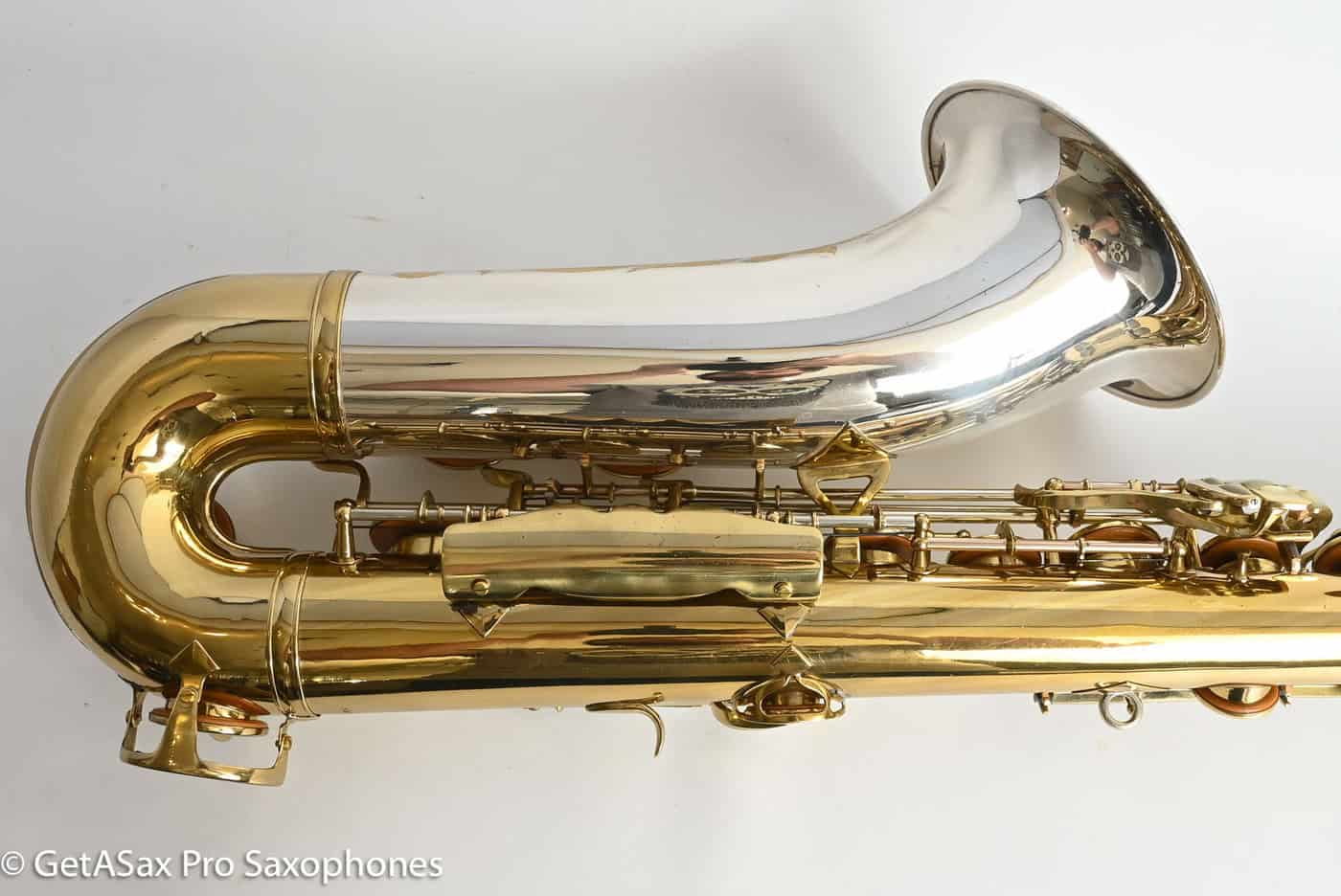 King Series II Silversonic Full Pearls Tenor Saxophone Matt Stohrer Overhaul Exceptional 328630