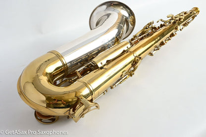 King Series II Silversonic Full Pearls Tenor Saxophone Matt Stohrer Overhaul Exceptional 328630