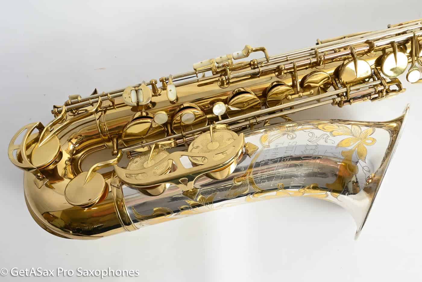 King Series II Silversonic Full Pearls Tenor Saxophone Matt Stohrer Overhaul Exceptional 328630