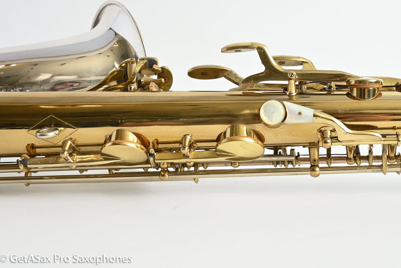 King Series II Silversonic Full Pearls Tenor Saxophone Matt Stohrer Overhaul Exceptional 328630