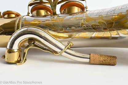 King Series II Silversonic Full Pearls Tenor Saxophone Matt Stohrer Overhaul Exceptional 328630