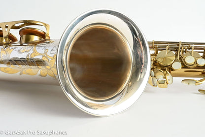 King Series II Silversonic Full Pearls Tenor Saxophone Matt Stohrer Overhaul Exceptional 328630