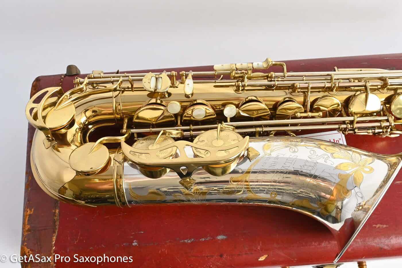 King Series II Silversonic Full Pearls Tenor Saxophone Matt Stohrer Overhaul Exceptional 328630