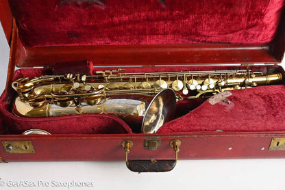 King Series II Silversonic Full Pearls Tenor Saxophone Matt Stohrer Overhaul Exceptional 328630