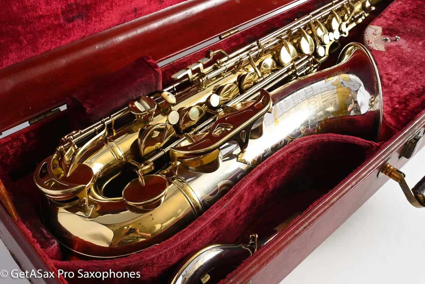 King Series II Silversonic Full Pearls Tenor Saxophone Matt Stohrer Overhaul Exceptional 328630